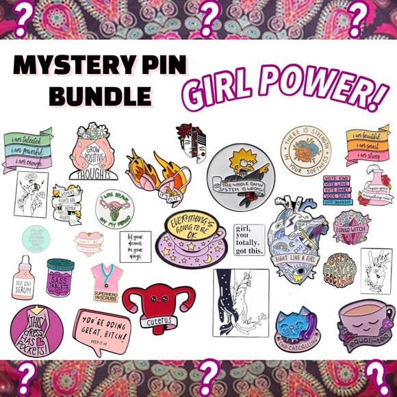 Cuterus Enamel Pin Cute Cartoon Feminist Uterus Brooch Girl Power Feminism Gift - Picture 10 of 10